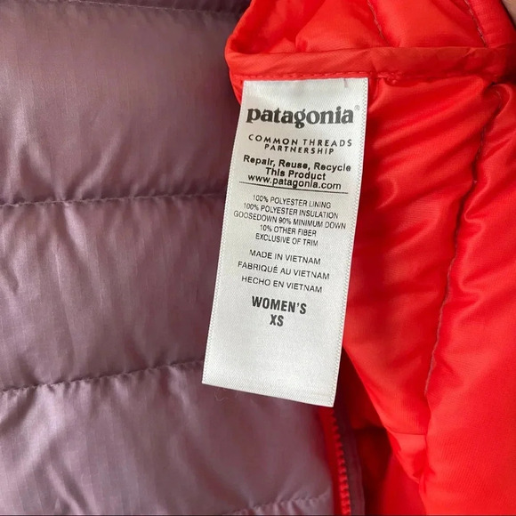 Patagonia Purple Lilac Puffer Vest Size Extra Small - Picture 3 of 4